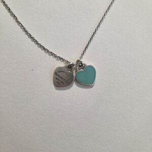Authentic Tiffany & Co. Heart Pendant Necklace